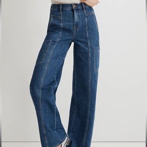 Madewell Tall Baggy Straight Cargo Jeans